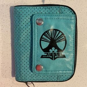 Diesel Aqua Spare Parts Zip Around Wallet